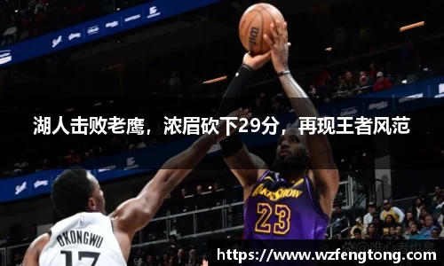 湖人击败老鹰，浓眉砍下29分，再现王者风范